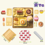 Kit Magneti da Frigo – Colazione Mini Dolcetti Gialla