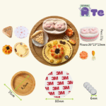 Kit Magneti da Frigo – Colazione d’Autunno con Zucca