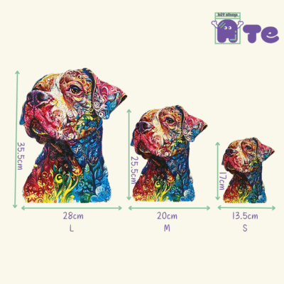 Puzzle in Legno a Taglio Irregolare – Cane