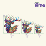 Puzzle in Legno a Taglio Irregolare – Cervo