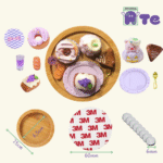 Kit Magneti da Frigo – Maialino alla Notte Viola