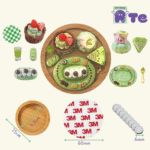 Kit Magneti da Frigo – Maialino al Matcha Stregato