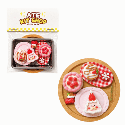 Kit Magneti da Frigo – Santa Cake Rosa