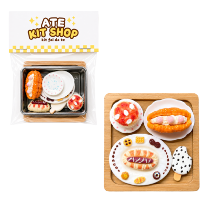 Panino Crema Bianco - Kit Magneti da Frigo