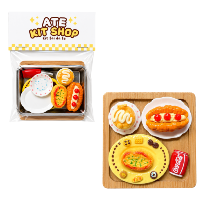 Panino Crema Giallo - Kit Magneti da Frigo