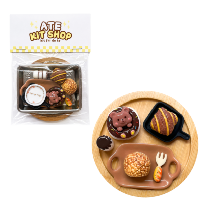 Orsetto Ciambella Marrone – Kit Magneti da Frigo