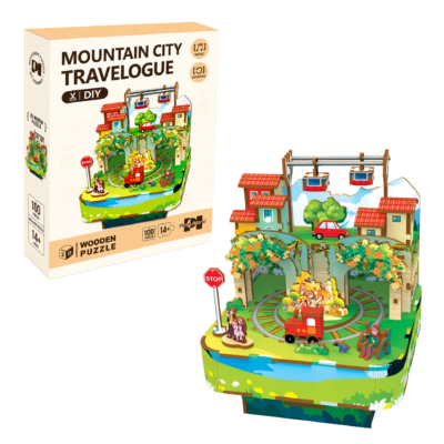 Viaggio in Montagna – Puzzle 3D con Carillon