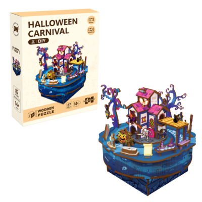 Carnevale di Halloween – Puzzle 3D con Carillon