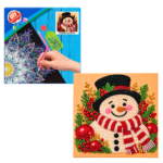 Quadretto Pupazzo di Neve – Diamond Painting